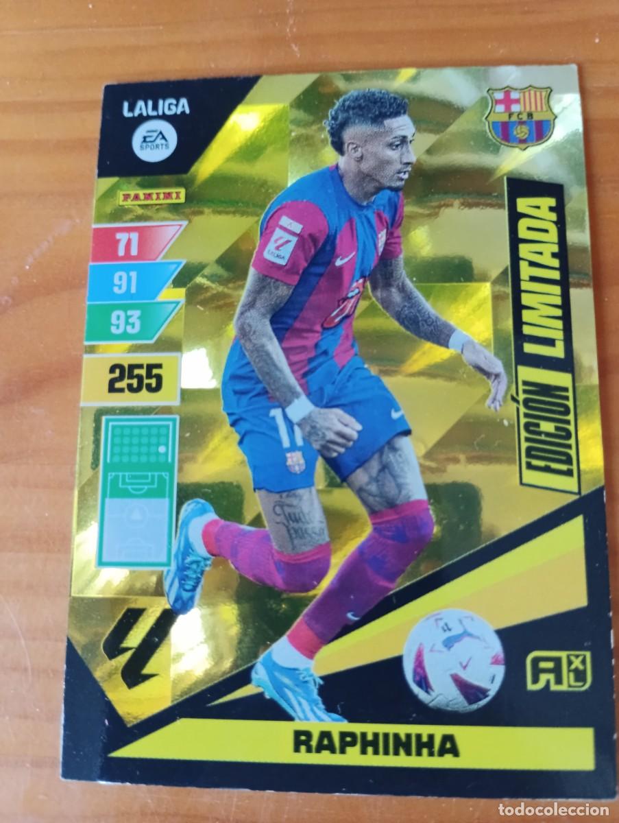 Fu&szlig;ball-Sticker: RAPHINHA BARCELONA EDICION LIMITADA LA LIGA ADRENALYN XL 23 24 2023 2024