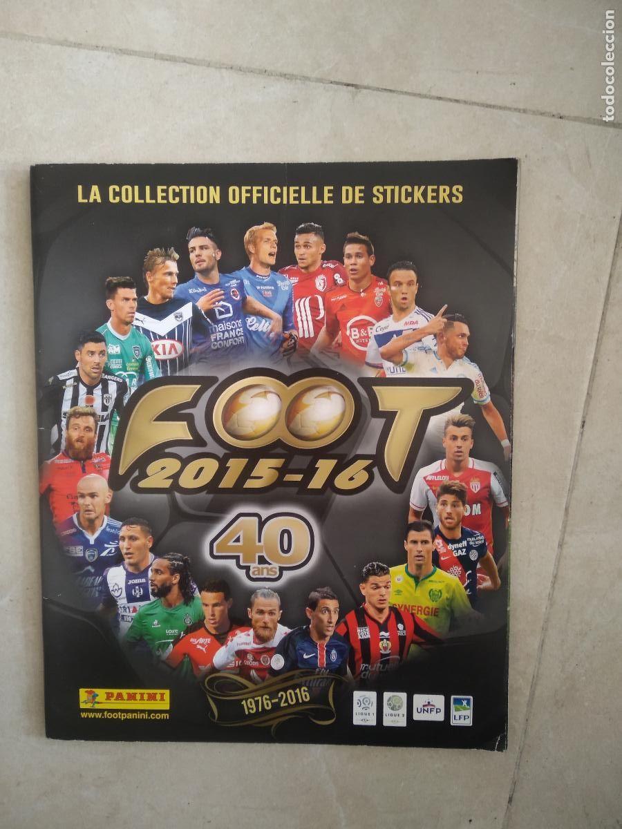 Fu&szlig;ball-Sticker: ALBUM VACIO CROMO FUTBOL PANINI 2015-2016 FOOT LIGA FRANCIA 15-16