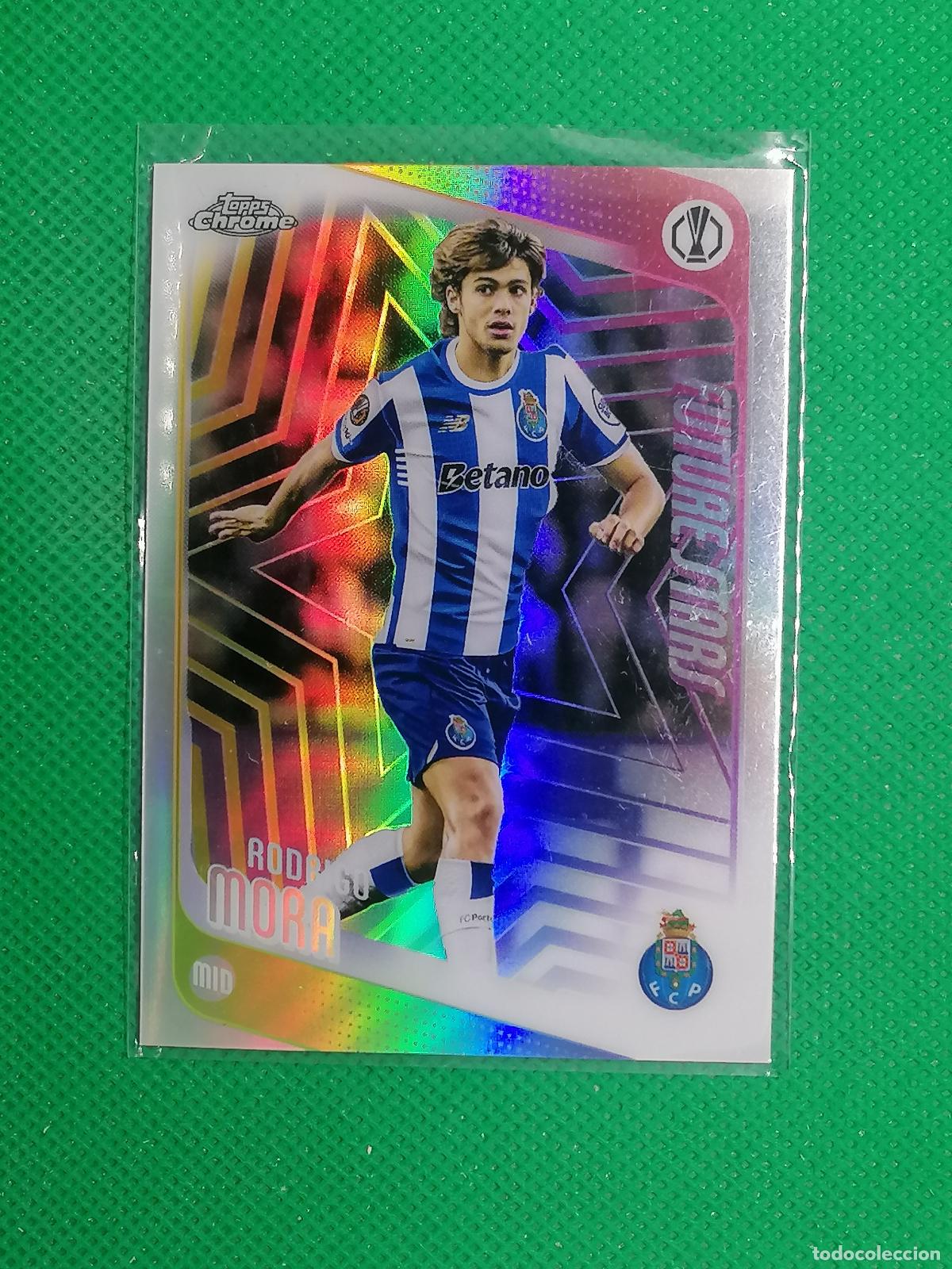 Cromos de f&uacute;tbol: 83 RODRIGO MORA PORTO FUTURE STARS REFRACTOR ⚽ TOPPS CHROME UCC 25 26 2025 2026 ⚽
