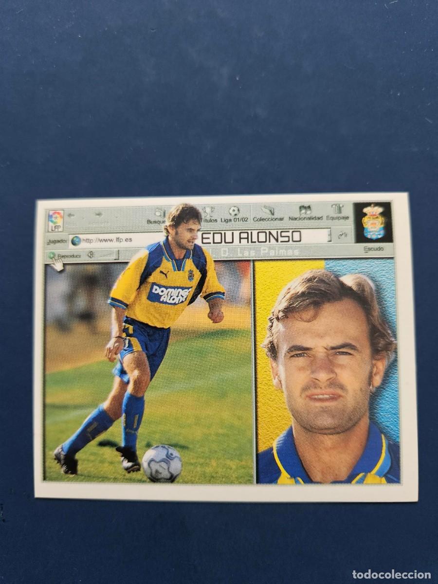 Cromos de f&uacute;tbol: EDU ALONSO LAS PALMAS LIGA ESTE 01 02 2001 2002 SIN PEGAR NUNCA PEGADO
