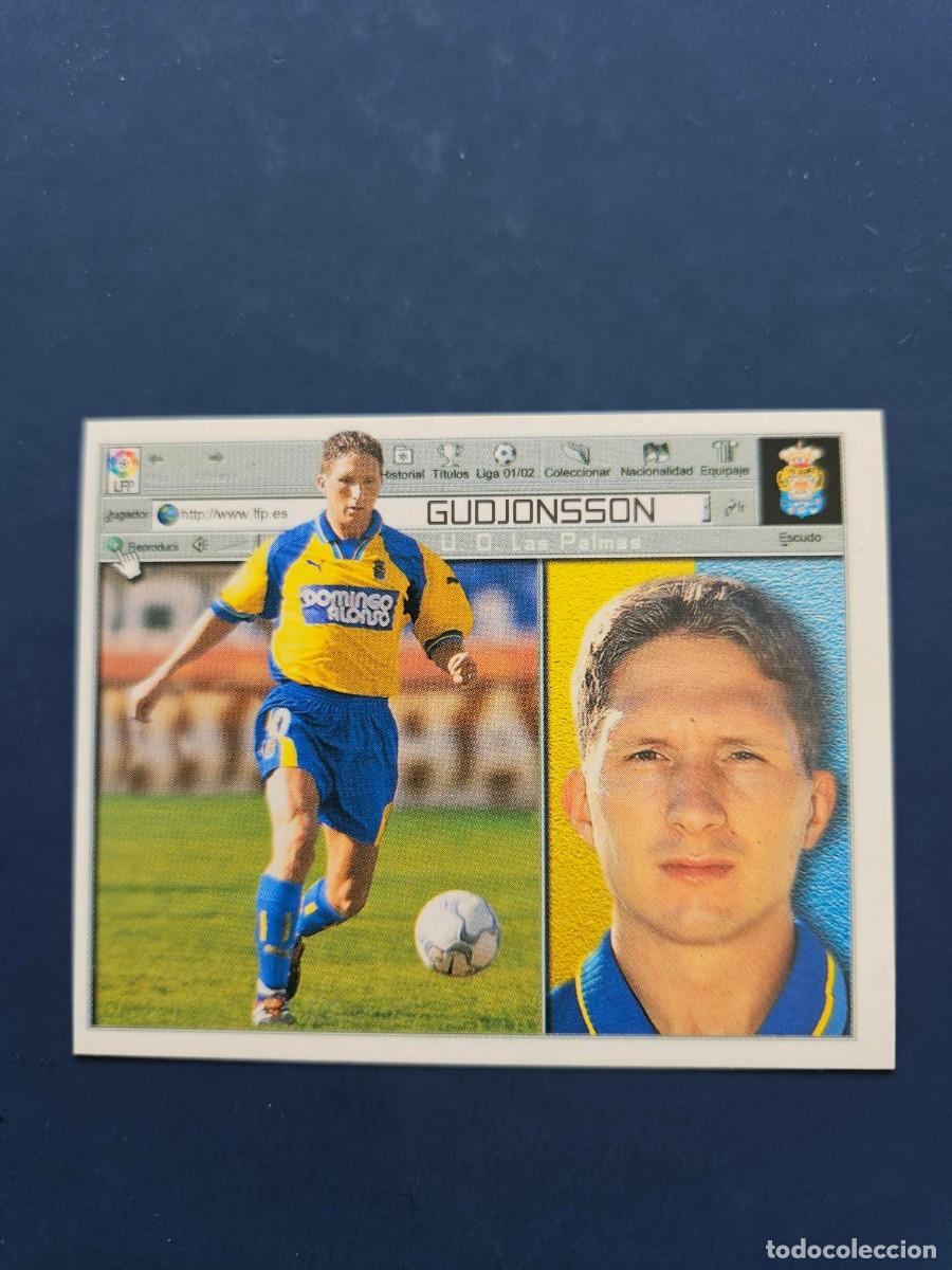 Cromos de f&uacute;tbol: GUDJONSSON LAS PALMAS LIGA ESTE 01 02 2001 2002 SIN PEGAR NUNCA PEGADO