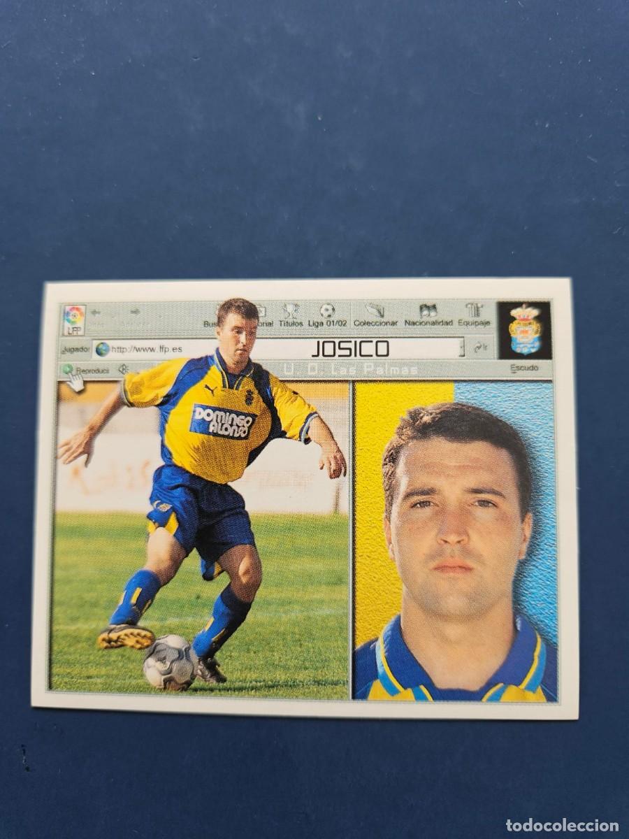 Cromos de f&uacute;tbol: JOSICO LAS PALMAS LIGA ESTE 01 02 2001 2002 SIN PEGAR NUNCA PEGADO