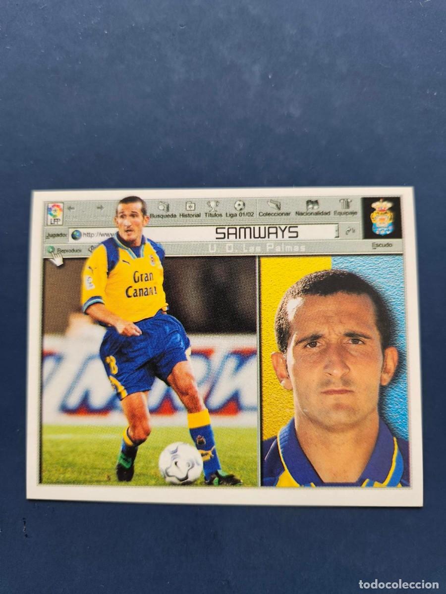 Cromos de f&uacute;tbol: SAMWAYS LAS PALMAS LIGA ESTE 01 02 2001 2002 SIN PEGAR NUNCA PEGADO