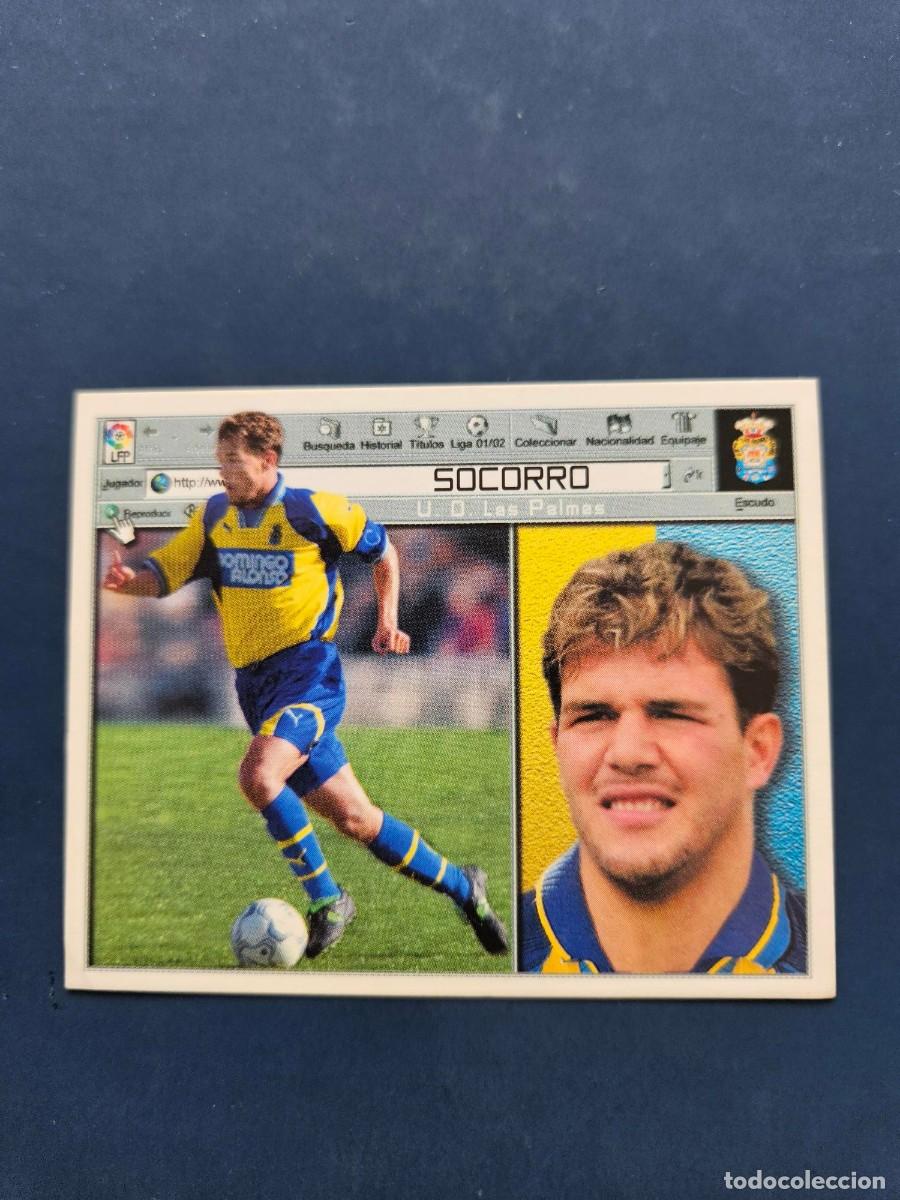 Cromos de f&uacute;tbol: SOCORRO LAS PALMAS COLOCA LIGA ESTE 01 02 2001 2002 SIN PEGAR NUNCA PEGADO