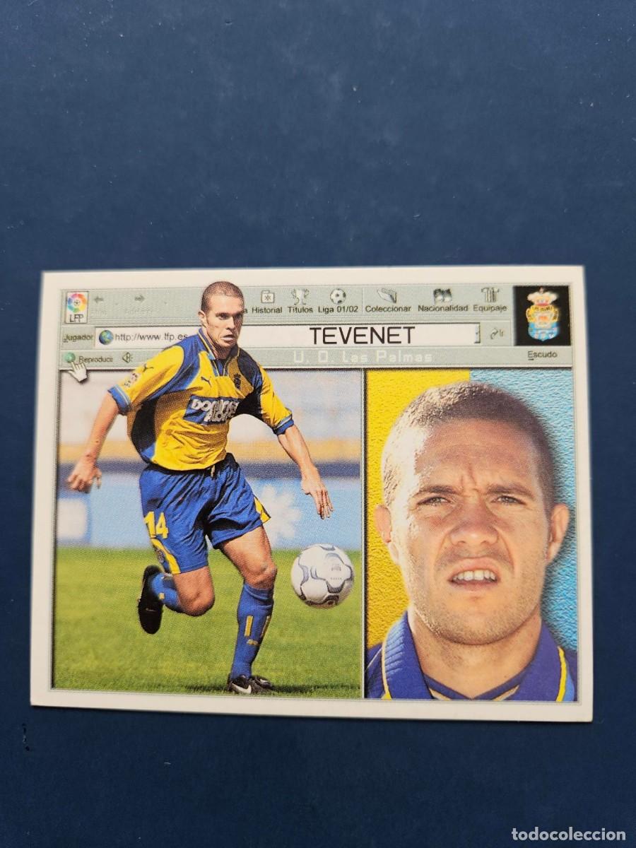 Cromos de f&uacute;tbol: TEVENET LAS PALMAS COLOCA LIGA ESTE 01 02 2001 2002 SIN PEGAR NUNCA PEGADO
