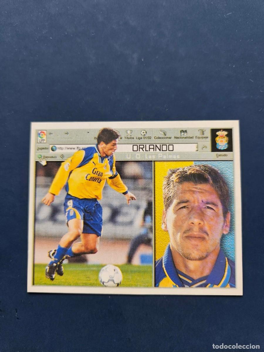 Cromos de f&uacute;tbol: ORLANDO LAS PALMAS COLOCA LIGA ESTE 01 02 2001 2002 SIN PEGAR NUNCA PEGADO