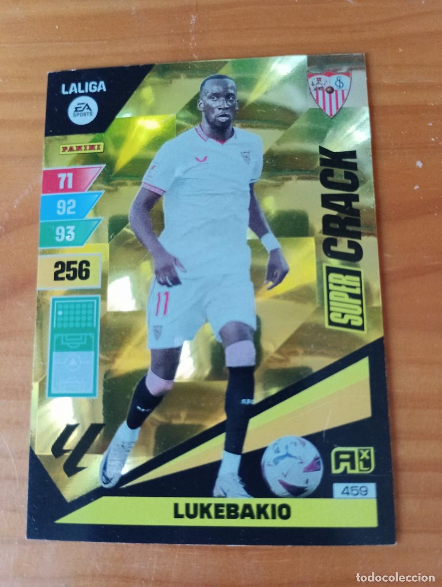 Cromos de f&uacute;tbol: Lukebakio - Supercrack n&ordm; 459 Cromo del album de futbol Adrenalyn 2023-24