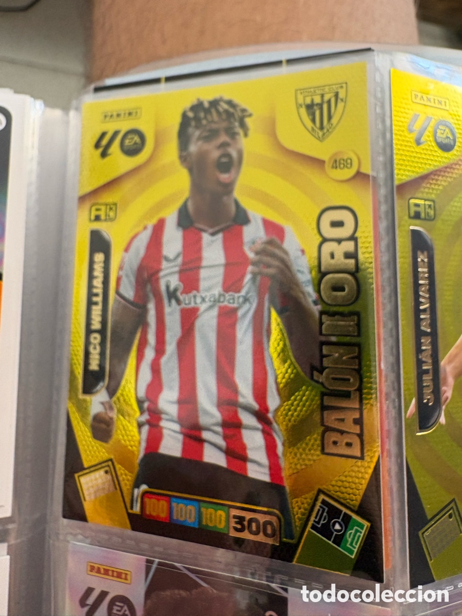Cromos de f&uacute;tbol: PANINI ADRENALYN 25/26 2025/2026 #469 NICO WILLIAMS (ATHLETIC CLUB) BALON DE ORO