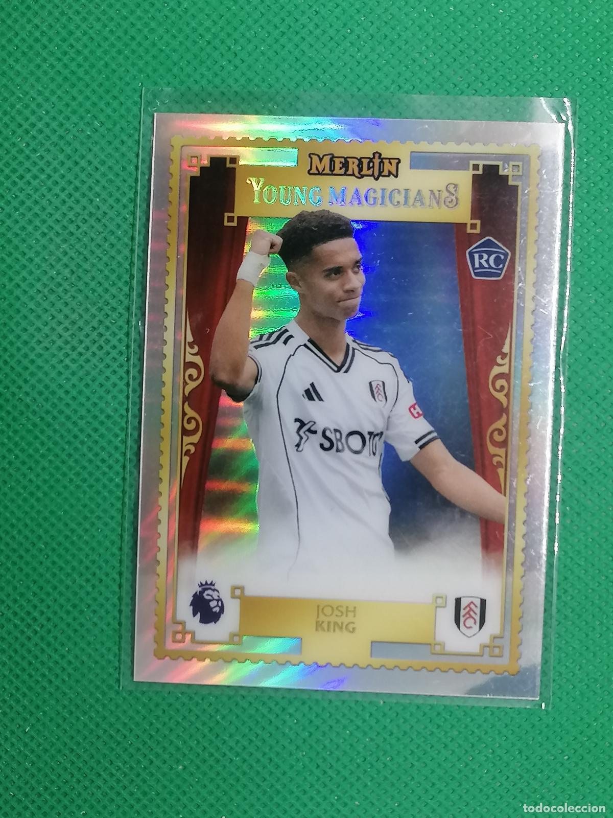 Cromos de f&uacute;tbol: YM-11 JOSH KING FULHAM ROOKIE YOUNG MAGICIANS ⚽ TOPPS MERLIN CHROME PREMIER 25 26 2025 2026 ⚽