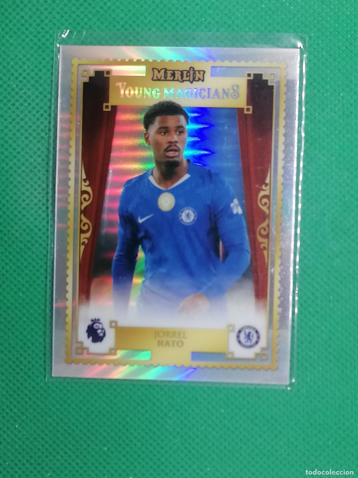 Cromos de f&uacute;tbol: YM-9 JORREL HATO CHELSEA YOUNG MAGICIANS ⚽ TOPPS MERLIN CHROME PREMIER 25 26 2025 2026 ⚽
