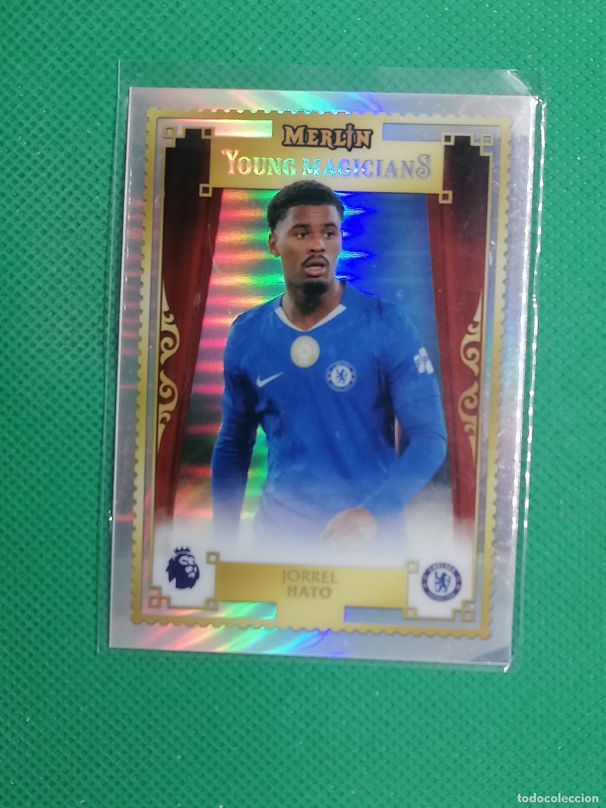 Cromos de f&uacute;tbol: YM-9 JORREL HATO CHELSEA YOUNG MAGICIANS ⚽ TOPPS MERLIN CHROME PREMIER 25 26 2025 2026 ⚽