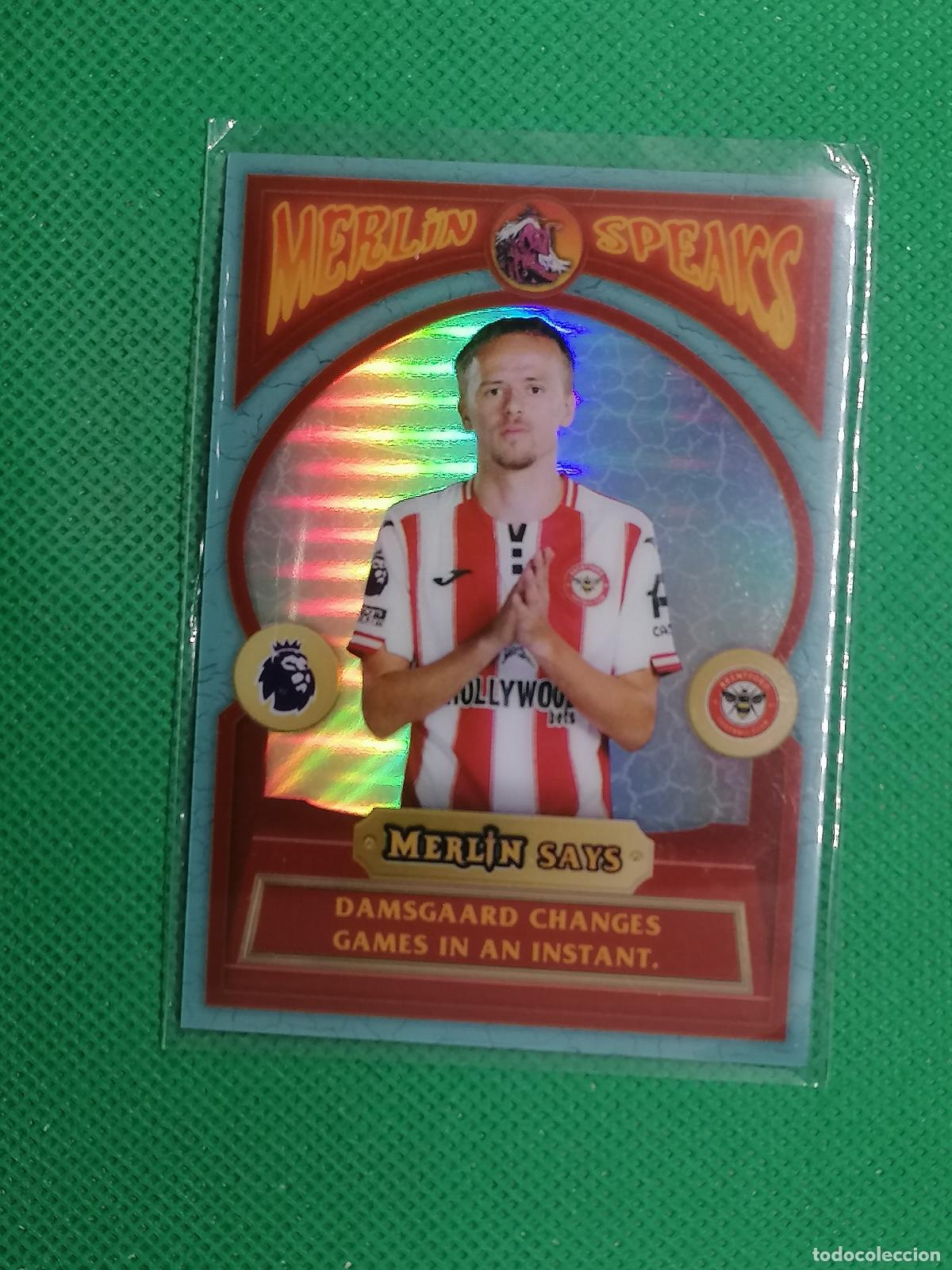 Cromos de f&uacute;tbol: MS-19 MIKKEL DAMSGAARD BRENTFORD MERLIN SPEAKS ⚽ TOPPS MERLIN CHROME PREMIER 25 26 2025 2026 ⚽