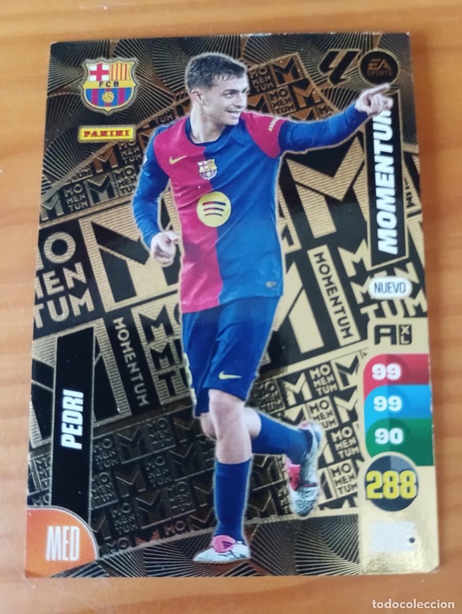 Cromos de f&uacute;tbol: PEDRI NUEVO MOMENTUM ADRENALYN 24 25 2024 2025 BAR&Ccedil;A BARCELONA