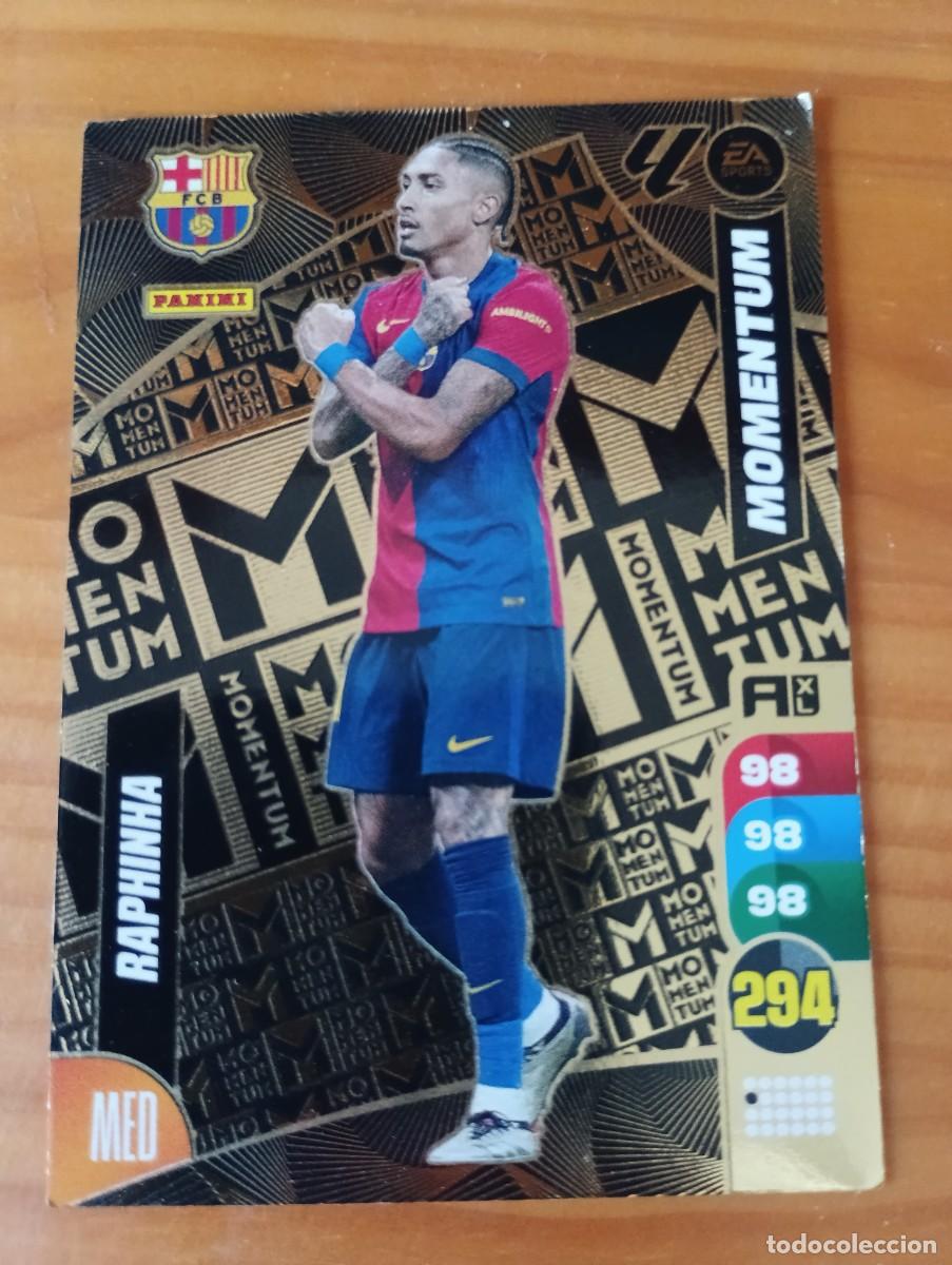 Cromos de f&uacute;tbol: FICHA RAPHINHA - ADRENALYN 24 25 - PANINI 2024 - 25 - CROMO - MOMENTUM