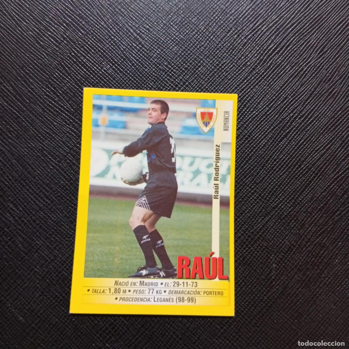 Cromos de f&uacute;tbol: 342 RAUL NUMANCIA PANINI 1999 2000 CROMO FUTBOL 99 00 - SIN PEGAR - A75 PG354