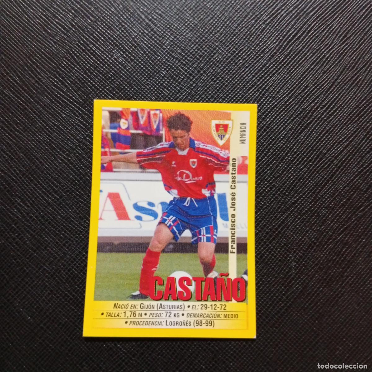 Football Stickers: 337 CASTA&Ntilde;O NUMANCIA PANINI 1999 2000 CROMO FUTBOL 99 00 - SIN PEGAR - A75 PG363