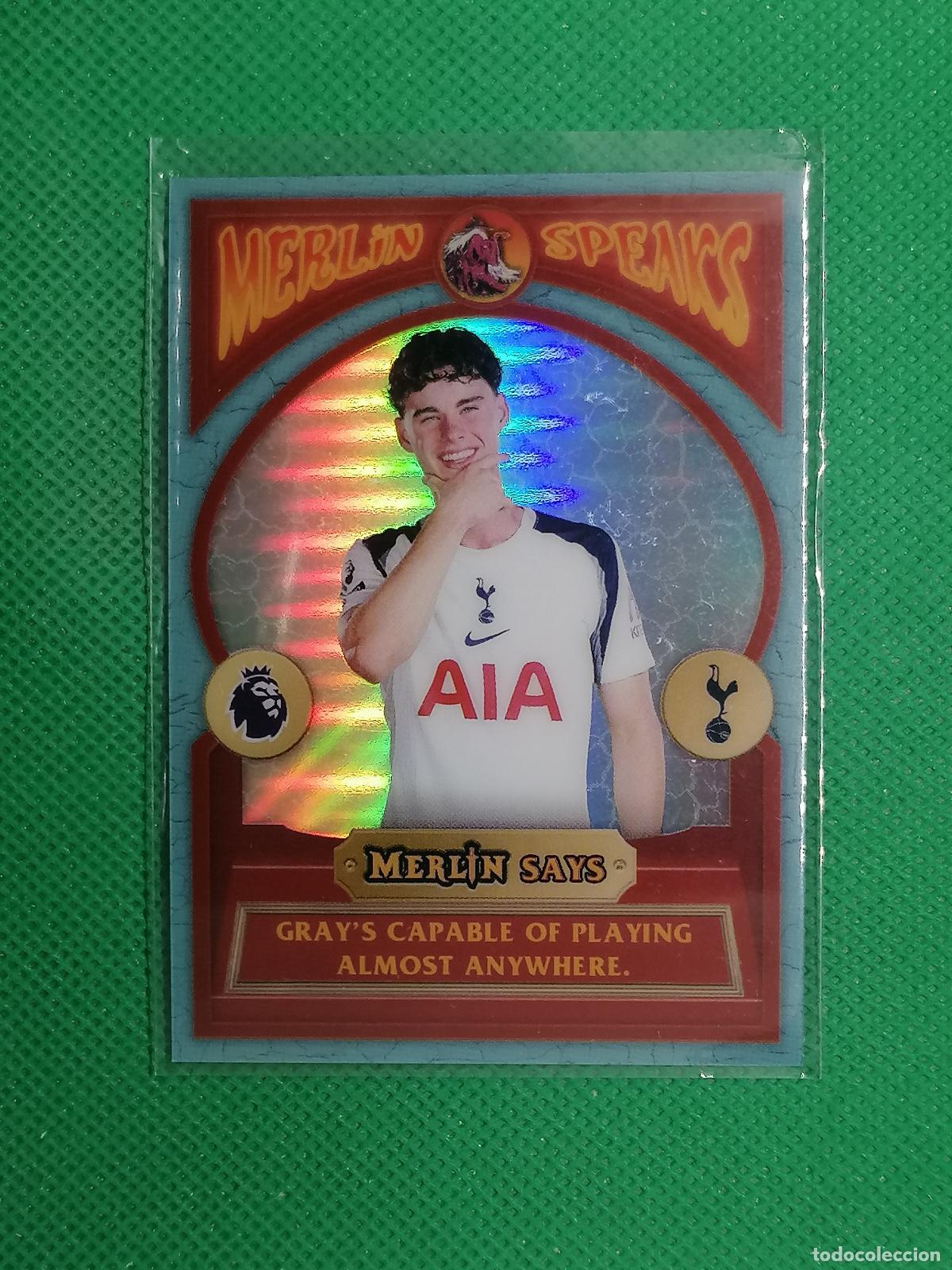 Cromos de f&uacute;tbol: MS-17 ARCHIE GRAY TOTTENHAM MERLIN SPEAKS ⚽ TOPPS MERLIN CHROME PREMIER 25 26 2025 2026 ⚽
