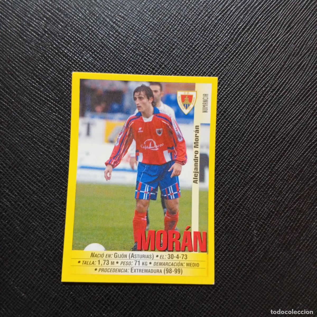 Cromos de f&uacute;tbol: 333 MORAN NUMANCIA PANINI 1999 2000 CROMO FUTBOL 99 00 - SIN PEGAR - A75 PG372