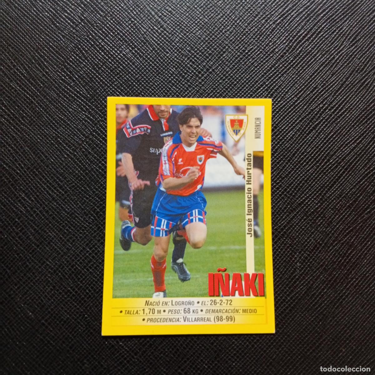 Cromos de f&uacute;tbol: 334 I&Ntilde;AKI NUMANCIA PANINI 1999 2000 CROMO FUTBOL 99 00 - SIN PEGAR - A75 PG361