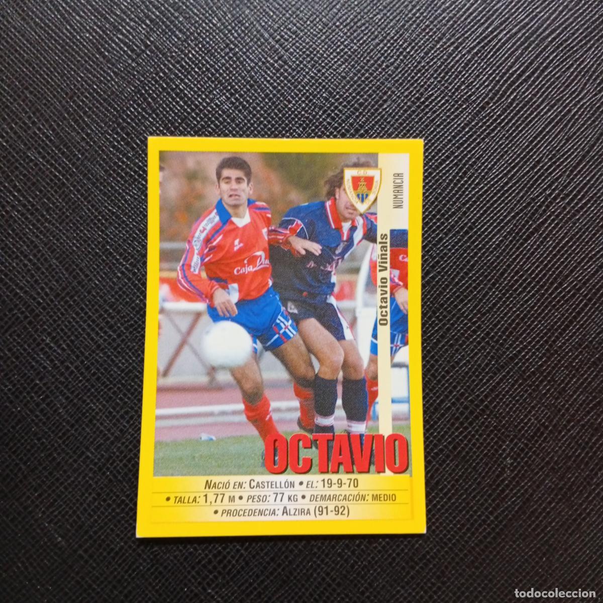 Cromos de f&uacute;tbol: 335 OCTAVIO NUMANCIA PANINI 1999 2000 CROMO FUTBOL 99 00 - SIN PEGAR - A75 PG361