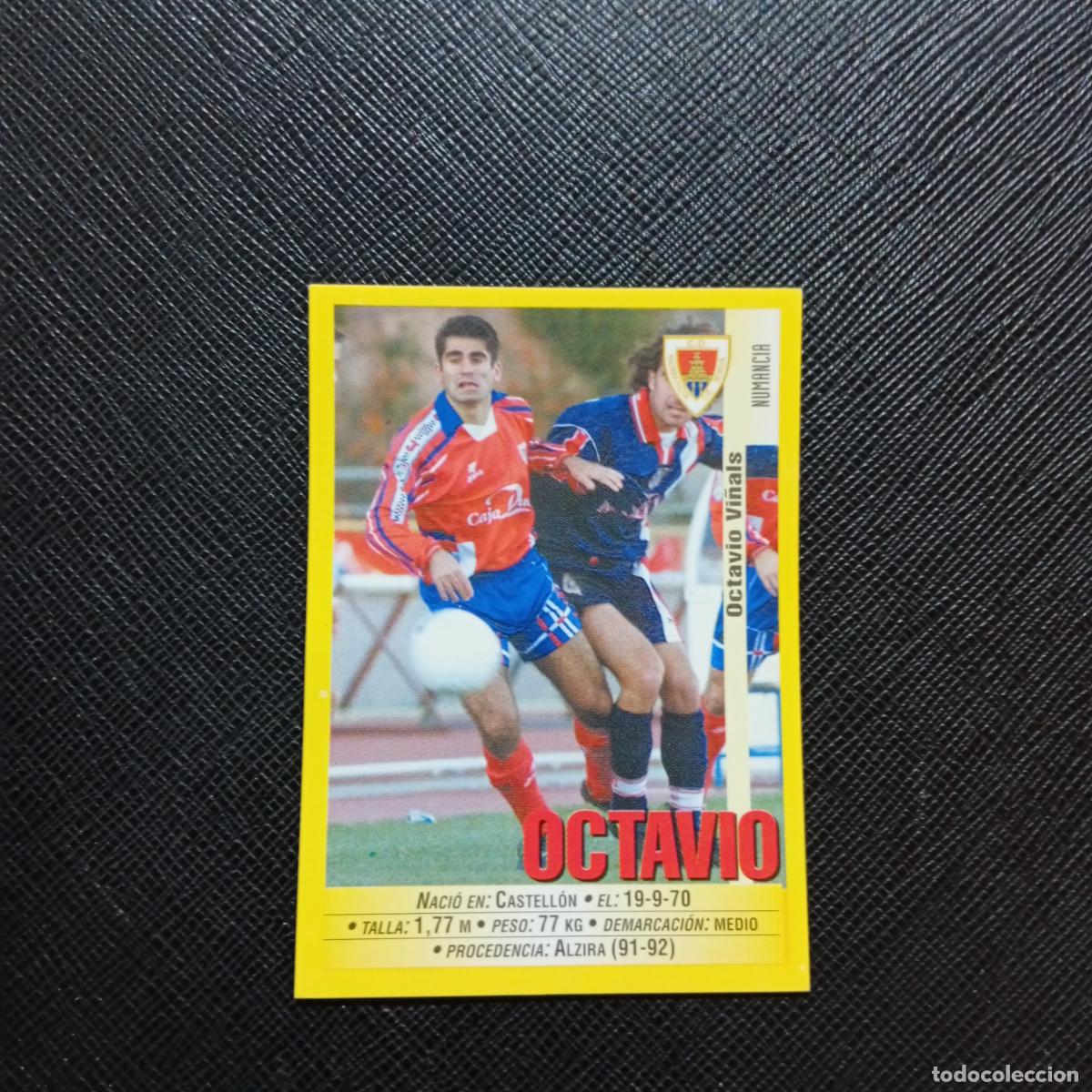 Cromos de f&uacute;tbol: 335 OCTAVIO NUMANCIA PANINI 1999 2000 CROMO FUTBOL 99 00 - SIN PEGAR - A75 PG361 B