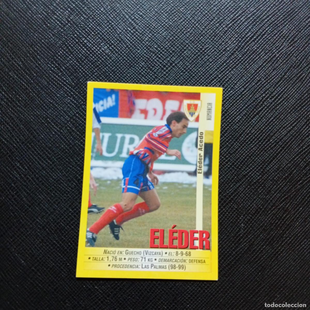 Cromos de f&uacute;tbol: 327 ELEDER NUMANCIA PANINI 1999 2000 CROMO FUTBOL 99 00 - SIN PEGAR - A75 PG381