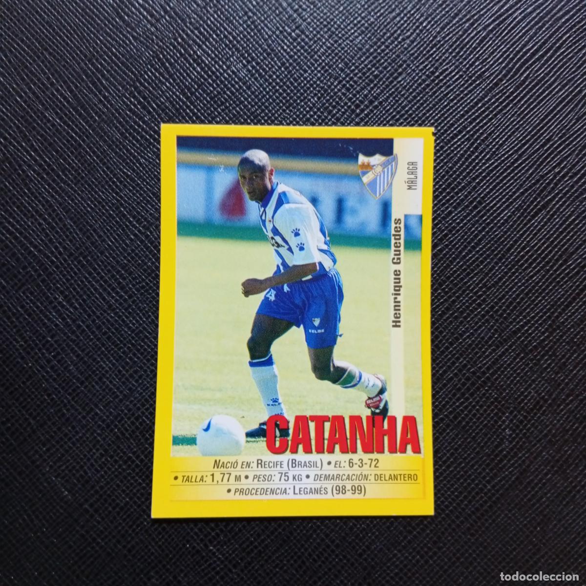 Cromos de f&uacute;tbol: 321 CATANHA MALAGA PANINI 1999 2000 CROMO FUTBOL 99 00 - SIN PEGAR - A75 PG381