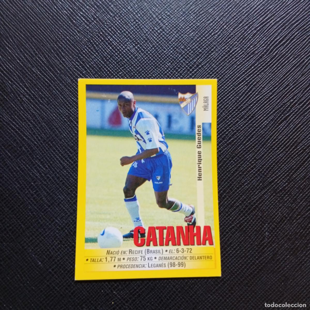 Cromos de f&uacute;tbol: 321 CATANHA MALAGA PANINI 1999 2000 CROMO FUTBOL 99 00 - SIN PEGAR - A75 PG381 B