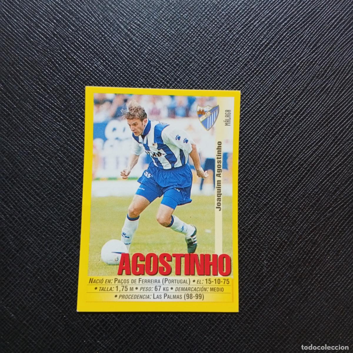 Cromos de f&uacute;tbol: 318 AGOSTINHO MALAGA PANINI 1999 2000 CROMO FUTBOL 99 00 - SIN PEGAR - A75 PG381
