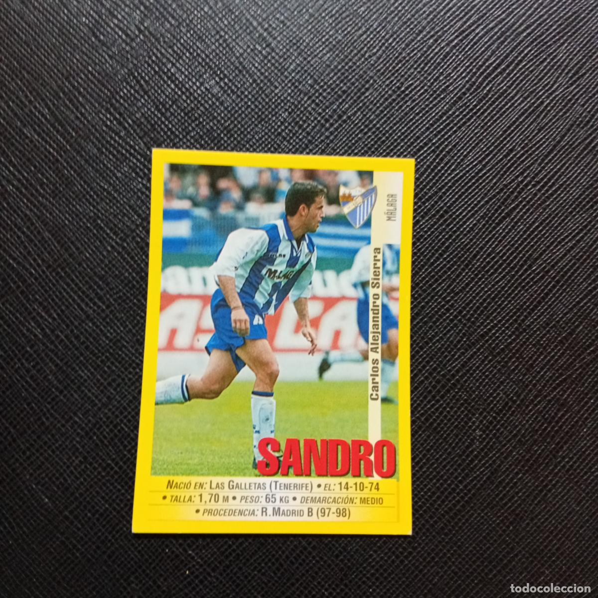 Cromos de f&uacute;tbol: 317 SANDRO MALAGA PANINI 1999 2000 CROMO FUTBOL 99 00 - SIN PEGAR - A75 PG381