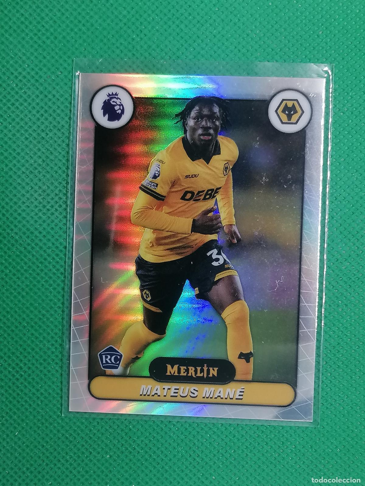 Cromos de f&uacute;tbol: 200 MATEUS MANE WOLVERHAMPTON ROOKIE REFRACTOR ⚽ TOPPS MERLIN CHROME PREMIER 25 26 2025 2026 ⚽