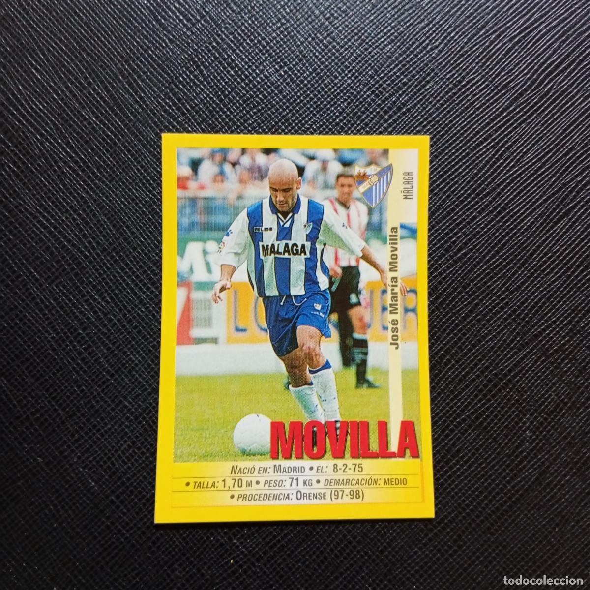 Cromos de f&uacute;tbol: 313 MOVILLA MALAGA PANINI 1999 2000 CROMO FUTBOL 99 00 - SIN PEGAR - A75 PG381