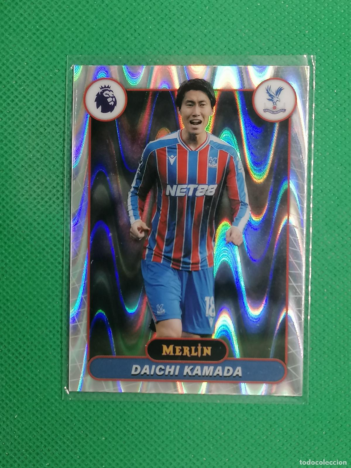 Figurine di Calcio: 72 DAICHI KAMADA CRYSTAL PALACE RAYWAVE ⚽ TOPPS MERLIN CHROME PREMIER 25 26 2025 2026 ⚽
