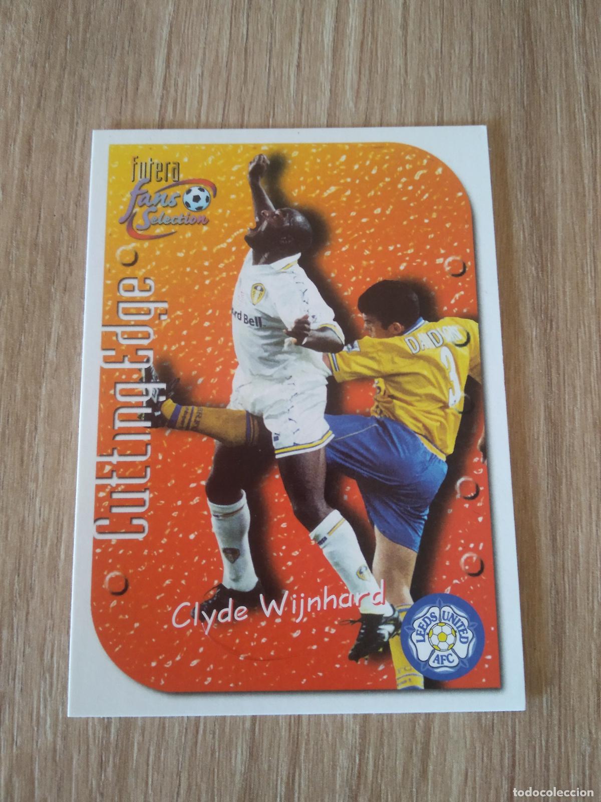 Figurine di Calcio: 2 CLYDE WIJNHARD CROMO FUTBOL Futera Leeds United Fans' Selection 1999