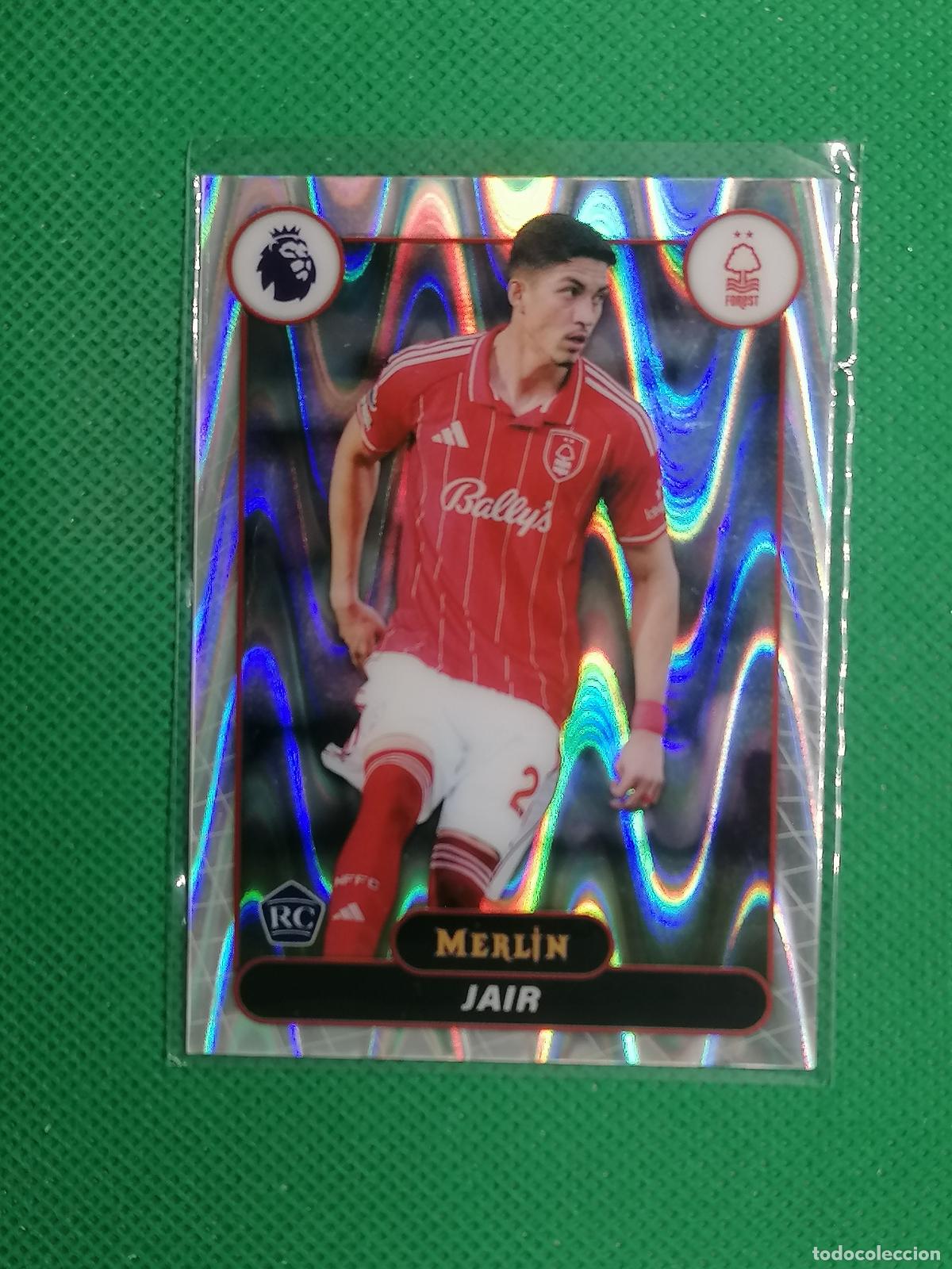 Fu&szlig;ball-Sticker: 155 JAIR NOTTINGHAM FOREST ROOKIE RAYWAVE ⚽ TOPPS MERLIN CHROME PREMIER 25 26 2025 2026 ⚽