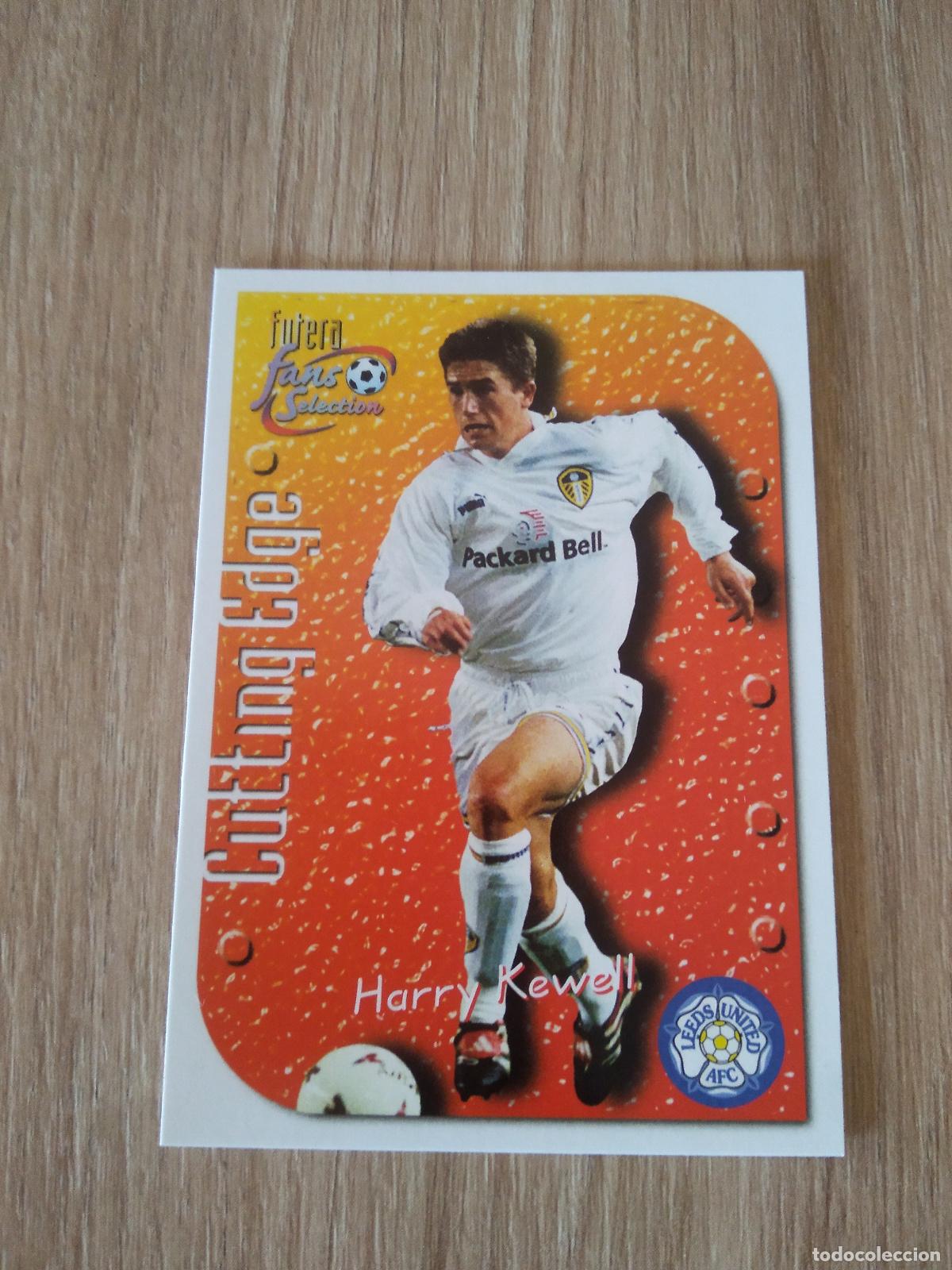 Fu&szlig;ball-Sticker: 5 HARRY KEWELL CROMO FUTBOL Futera Leeds United Fans' Selection 1999