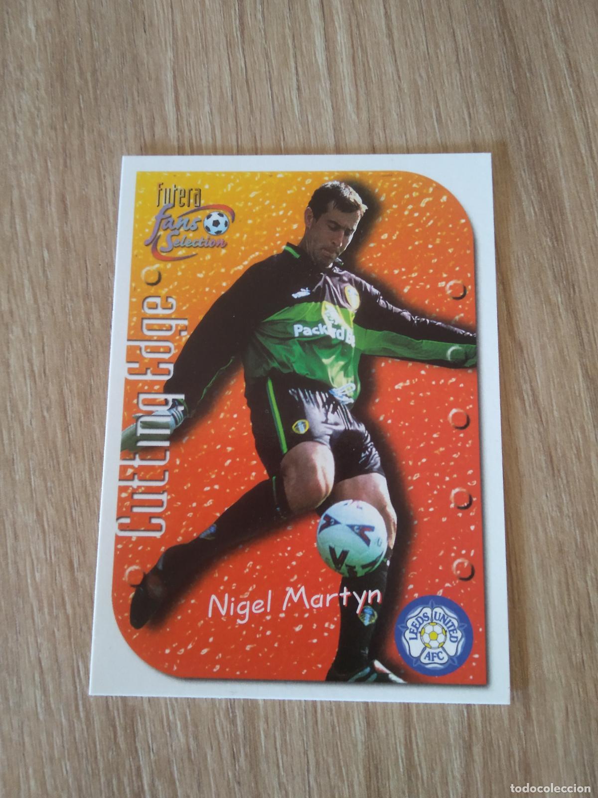 Cromos de f&uacute;tbol: 8 NIGEL MARTYN CROMO FUTBOL Futera Leeds United Fans' Selection 1999