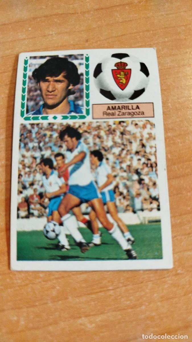 Cromos de f&uacute;tbol: LIGA ESPA&Ntilde;OLA 83/84 - REAL ZARAGOZA - AMARILLA