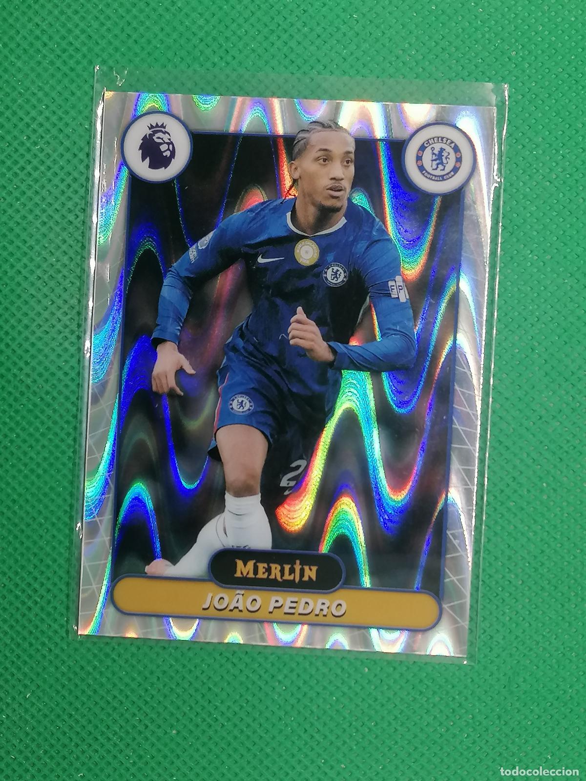 Cromos de f&uacute;tbol: 65 JOAO PEDRO CHELSEA RAYWAVE ⚽ TOPPS MERLIN CHROME PREMIER 25 26 2025 2026 ⚽