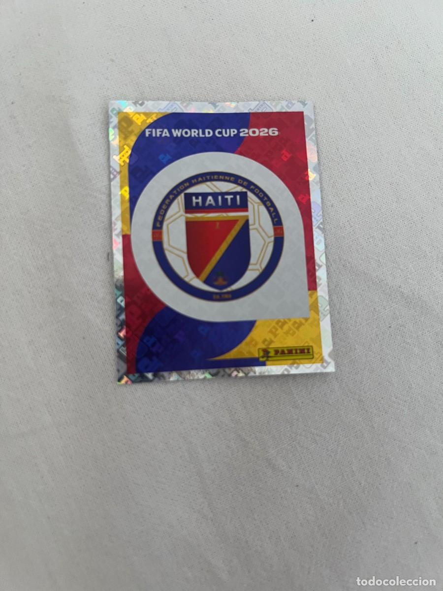 Cromos de f&uacute;tbol: ESCUDO HAITI 1 PANINI MUNDIAL FIFA WORLD CUP 2026 PANINI