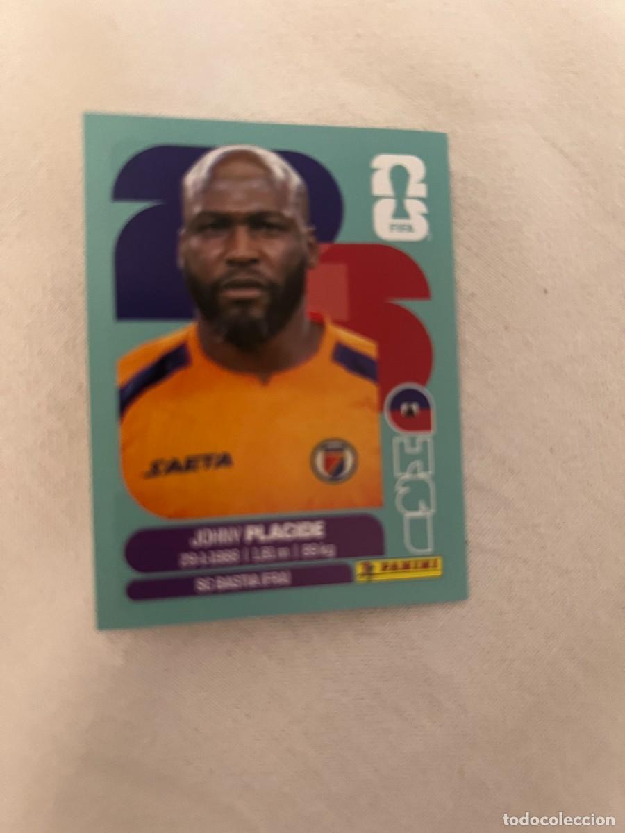 Cromos de f&uacute;tbol: JOHNY PLACIDE HAITI 2 PANINI MUNDIAL FIFA WORLD CUP 2026 PANINI