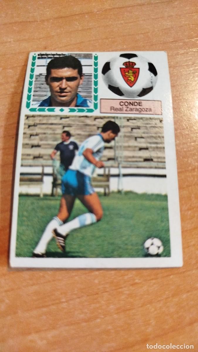 Cromos de f&uacute;tbol: LIGA ESPA&Ntilde;OLA 83/84 - REAL ZARAGOZA - CONDE