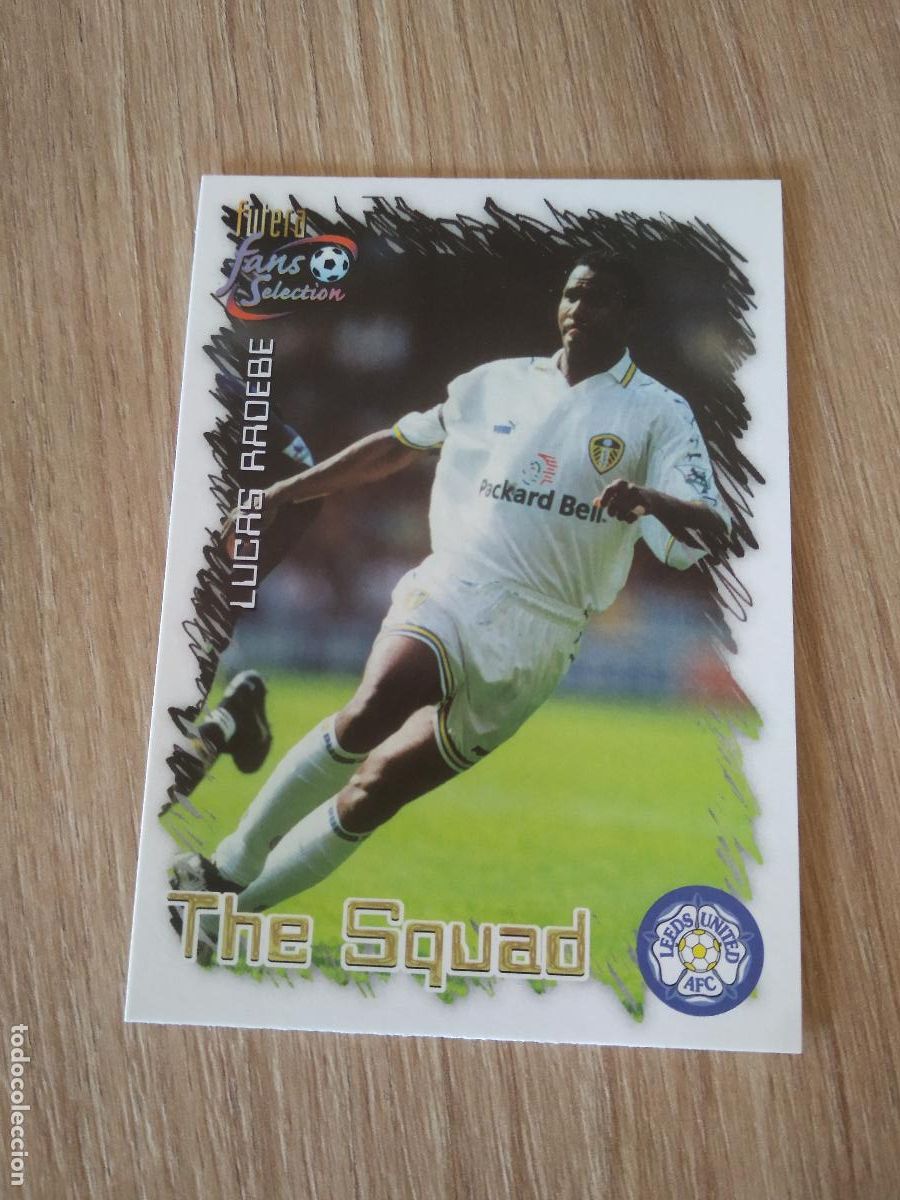 Cromos de f&uacute;tbol: 24 LUCAS RADEBE CROMO FUTBOL Futera Leeds United Fans' Selection 1999