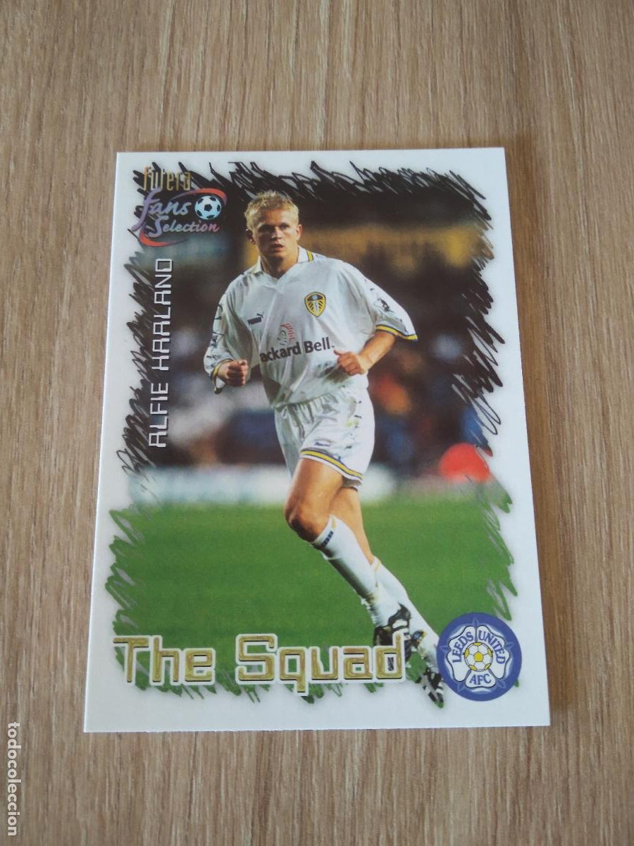 Cromos de f&uacute;tbol: 25 ALFIE HAALAND CROMO FUTBOL Futera Leeds United Fans' Selection 1999