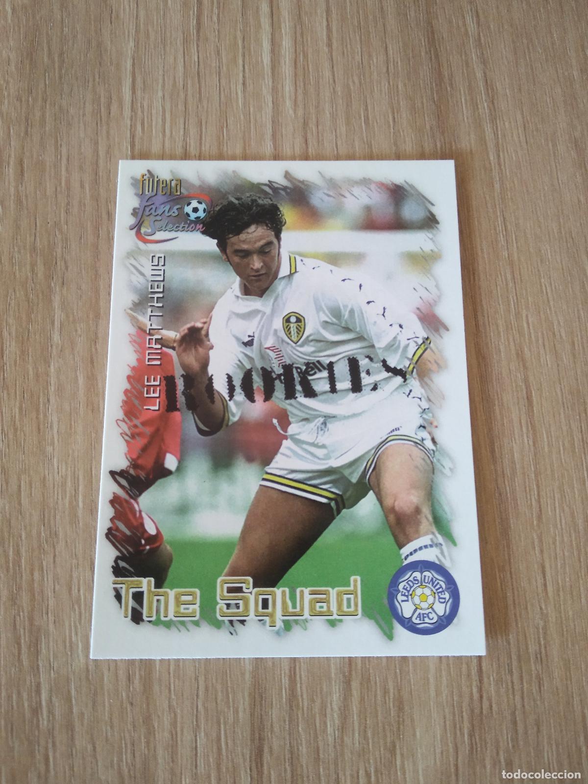Football Stickers: 29 LEE MATTHEWS CROMO FUTBOL Futera Leeds United Fans' Selection 1999