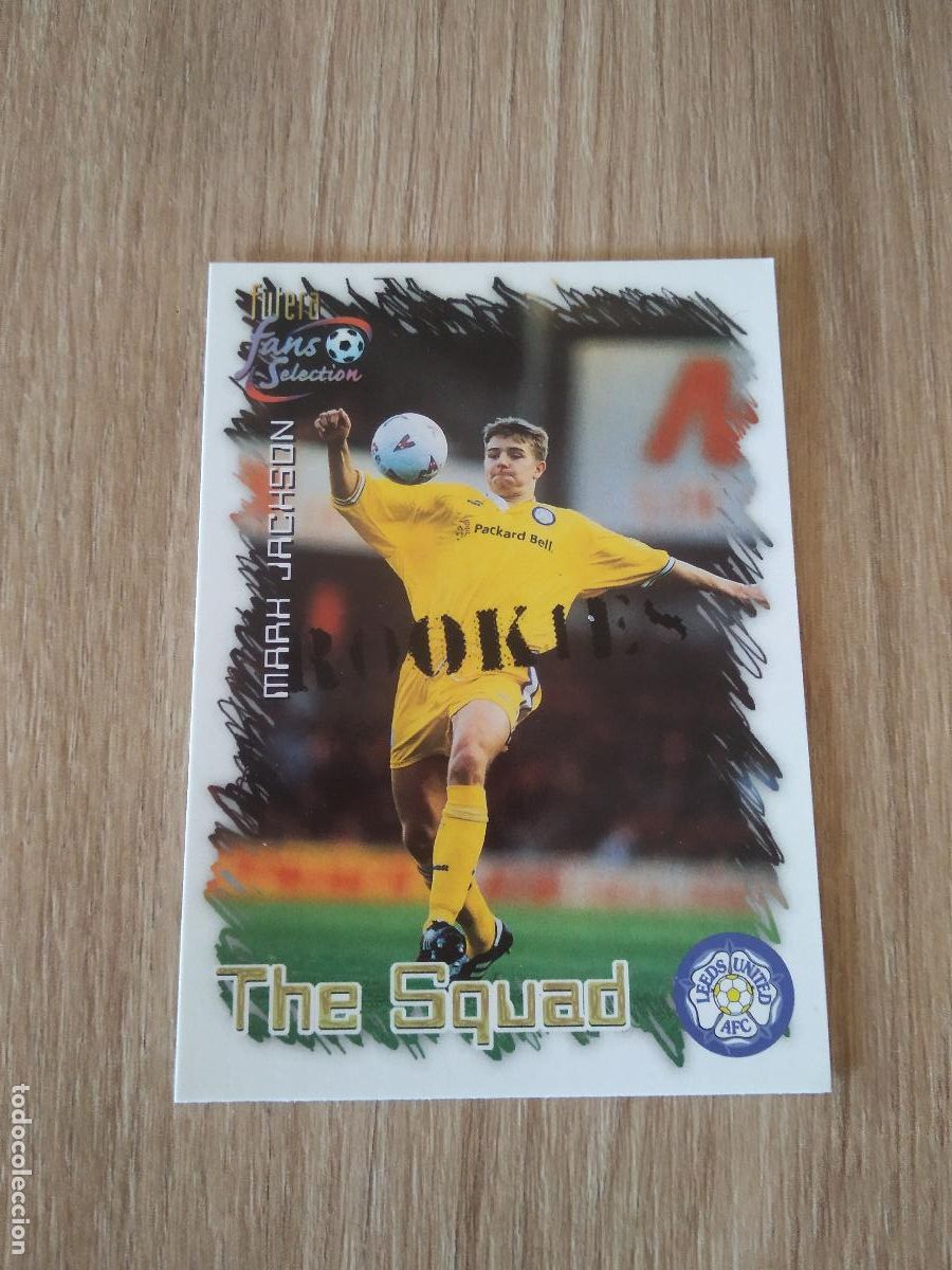 Football Stickers: 30 MARK JACKSON CROMO FUTBOL Futera Leeds United Fans' Selection 1999