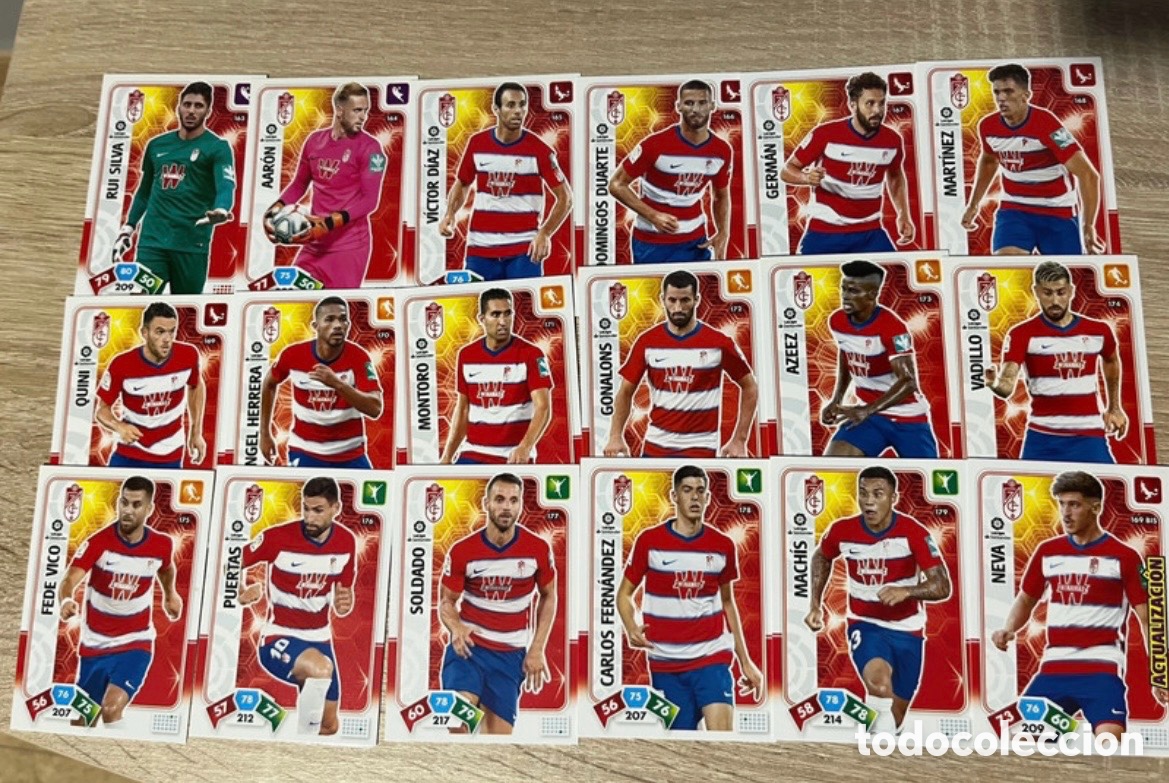 Football Stickers: GRANADA CF ADRENALYN 2019 2020 19 20 LOTE SET