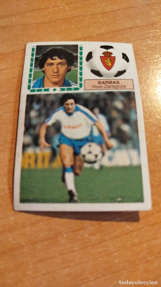 Cromos de f&uacute;tbol: LIGA ESPA&Ntilde;OLA 83/84 - REAL ZARAGOZA - BARBAS