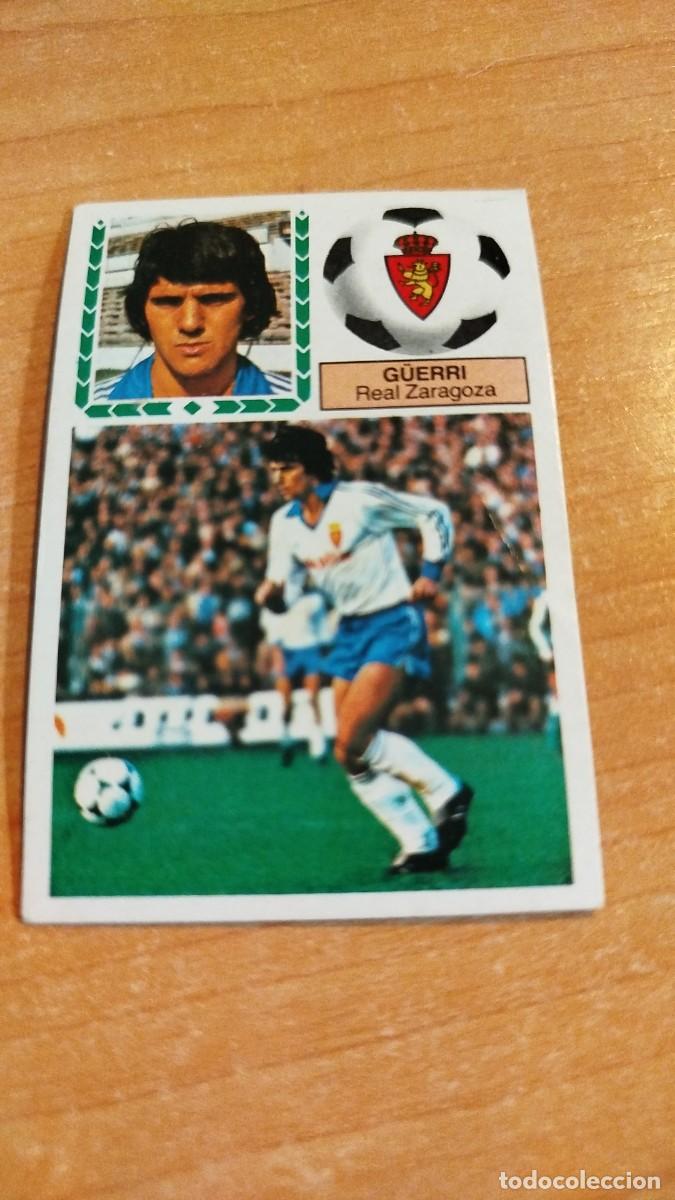 Cromos de f&uacute;tbol: LIGA ESPA&Ntilde;OLA 83/84 - REAL ZARAGOZA - GUERRI