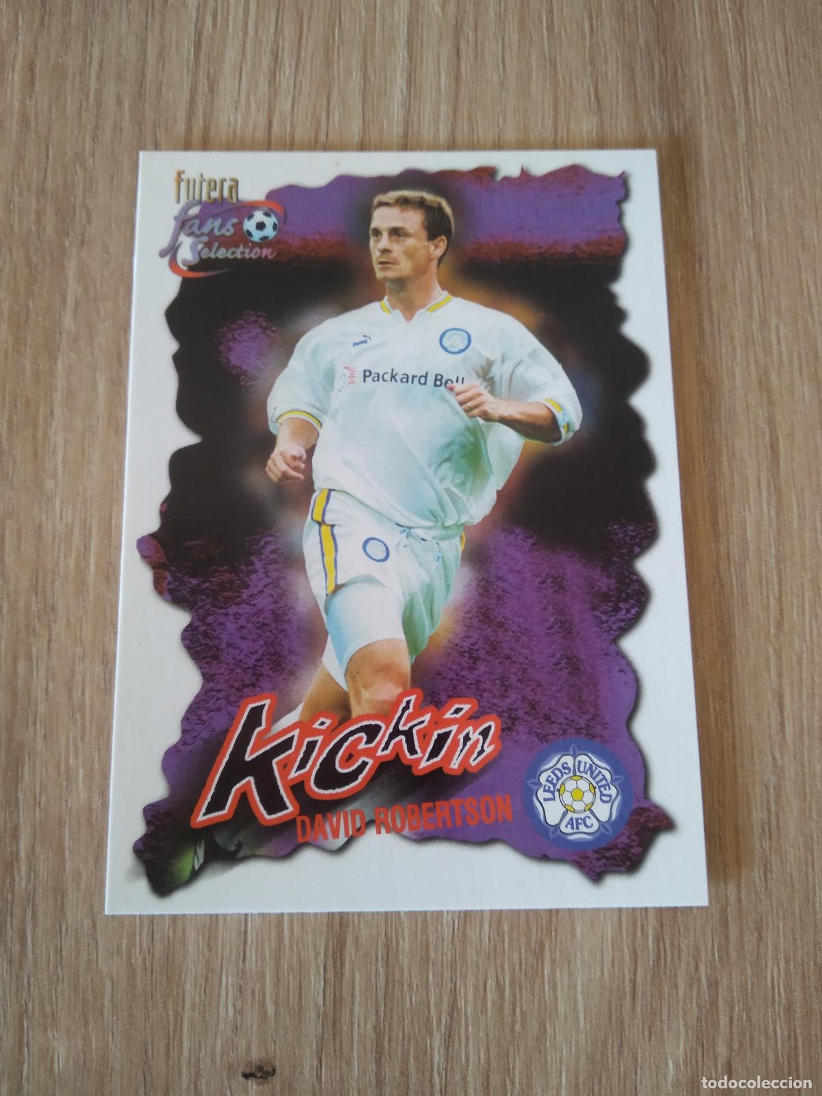 Cromos de f&uacute;tbol: 39 DAVID ROBERTSON CROMO FUTBOL Futera Leeds United Fans' Selection 1999